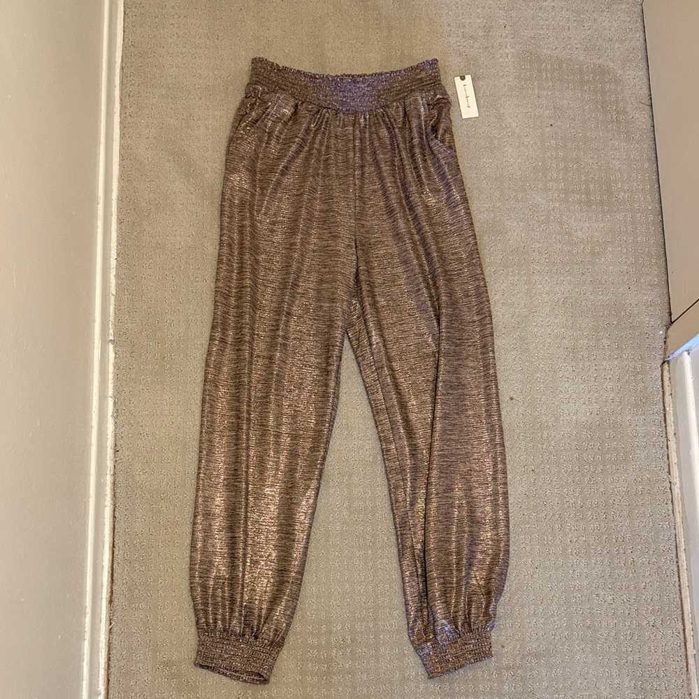 Shimmering women’s fancy joggers